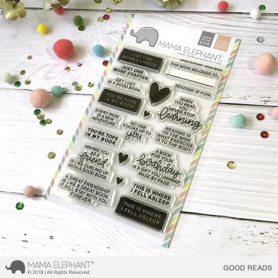 Mama Elephant Clear Stamps - Good Reads